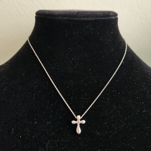 ❌️❌️ SOLD ❌️❌️ Tiffany & Co. Sterling Silver Cross Pendant Necklace